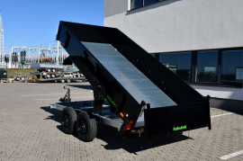 Nalakovaný jednostranný sklápěcí přívěs do 3500 kg