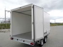 HSW2 B35 5522/20 - bržděný dvounápravový skříňový přívěs s koly pod, do 3500 kg
