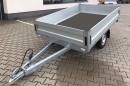 HB1 N7 2016 - nebržděný jednonápravový valníkový přívěs s koly pod, do 750 kg