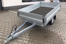 HB1 N7 3116 - nebržděný jednonápravový valníkový přívěs s koly pod, do 750 kg